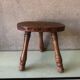 Old folk art stool