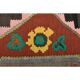 Vintage Turkish Oushak Handmade Wool Cotton Orange Area Rug 187x310