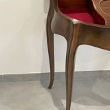 Dressing table half-moon marquetry