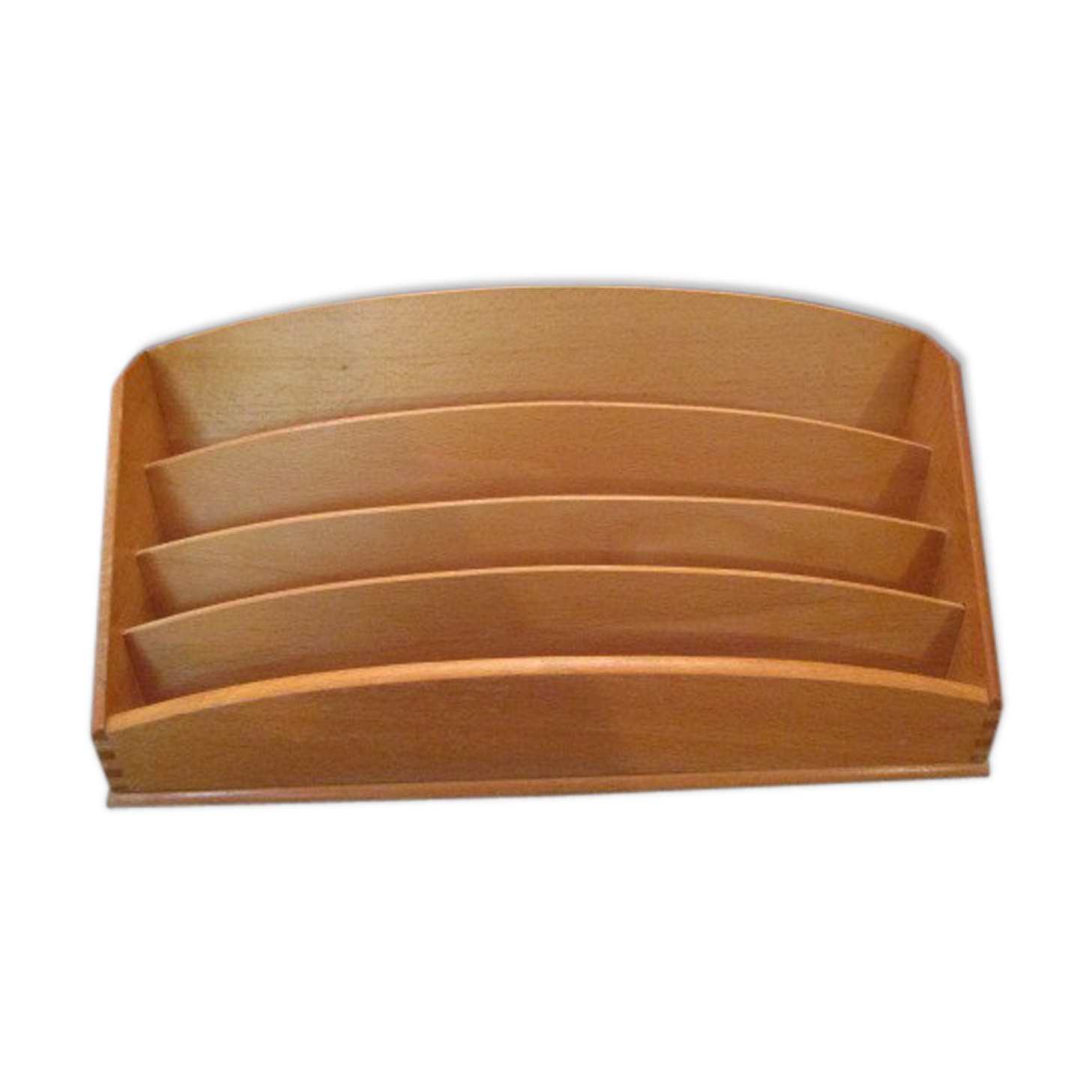 Old blond wood door-letters