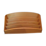 Old blond wood door-letters