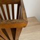 Old art deco basket style Frank Adnet design slatted waste paper basket