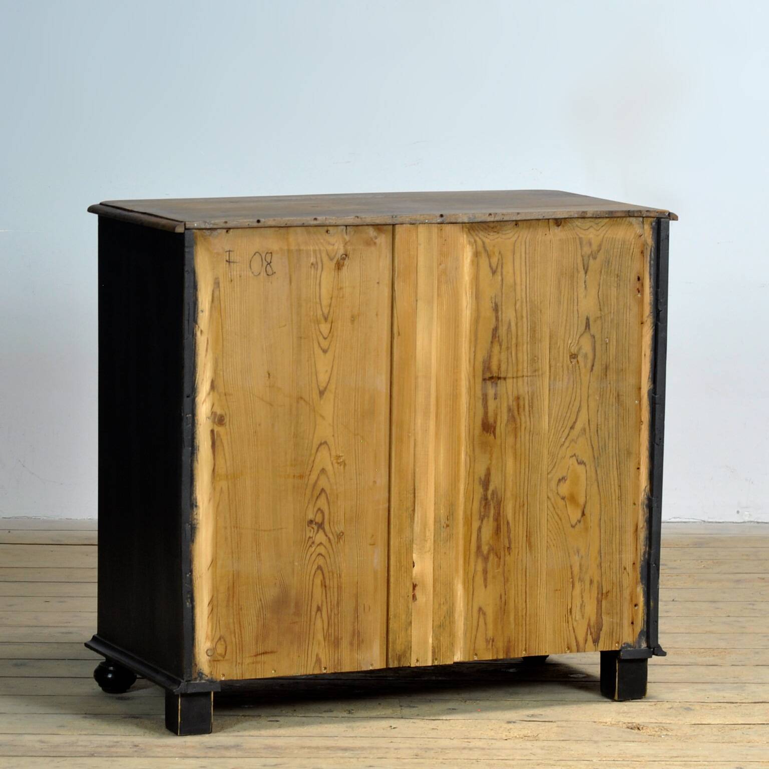 Oak and pine chest of drawers, 1910s