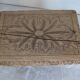 Small carved oak bench
