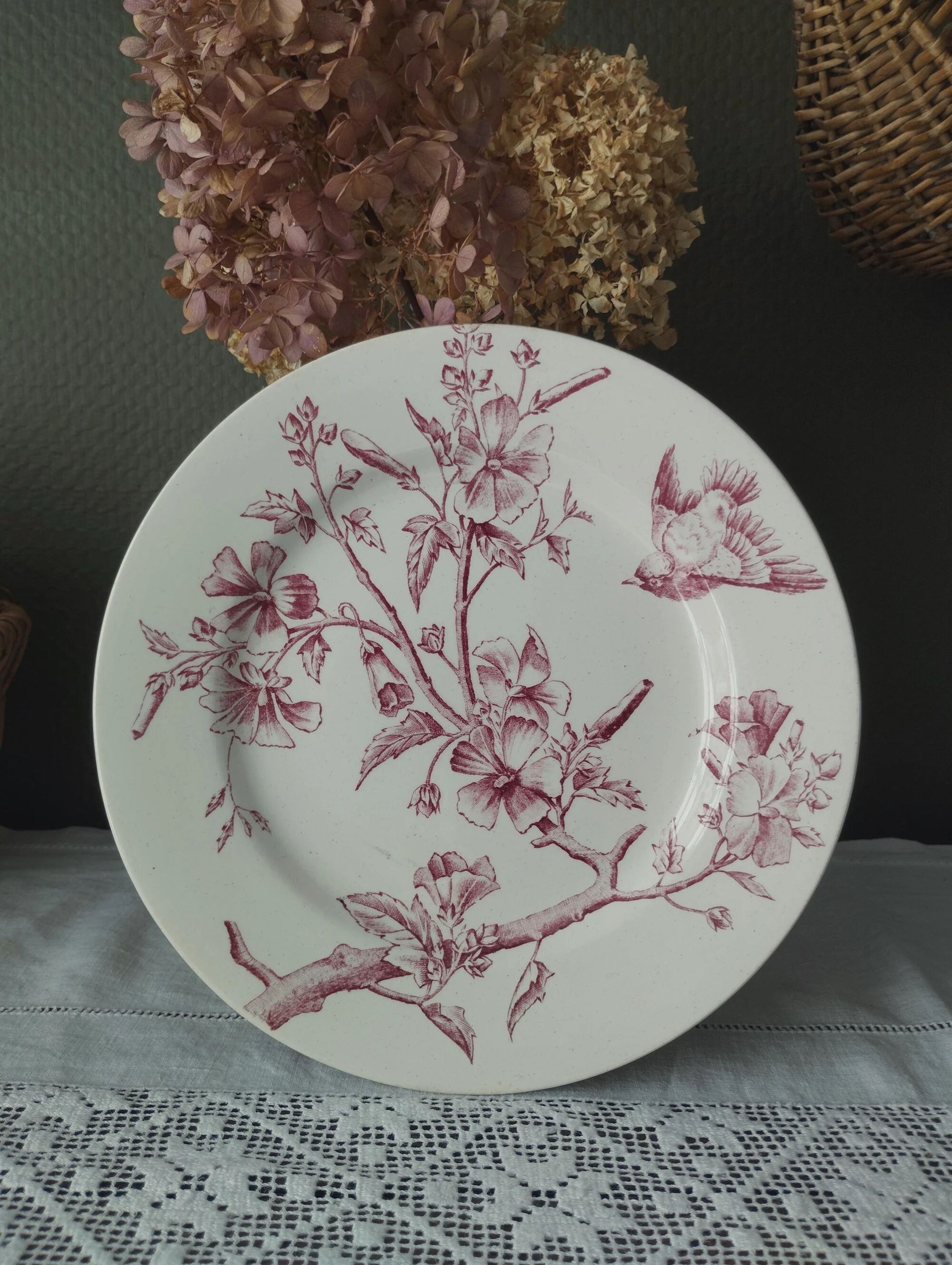 Iron earth plate Longchamp "Small Bird"