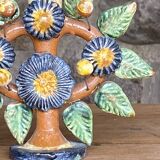 Aurelio FLORES, tree of life shaped candlestick