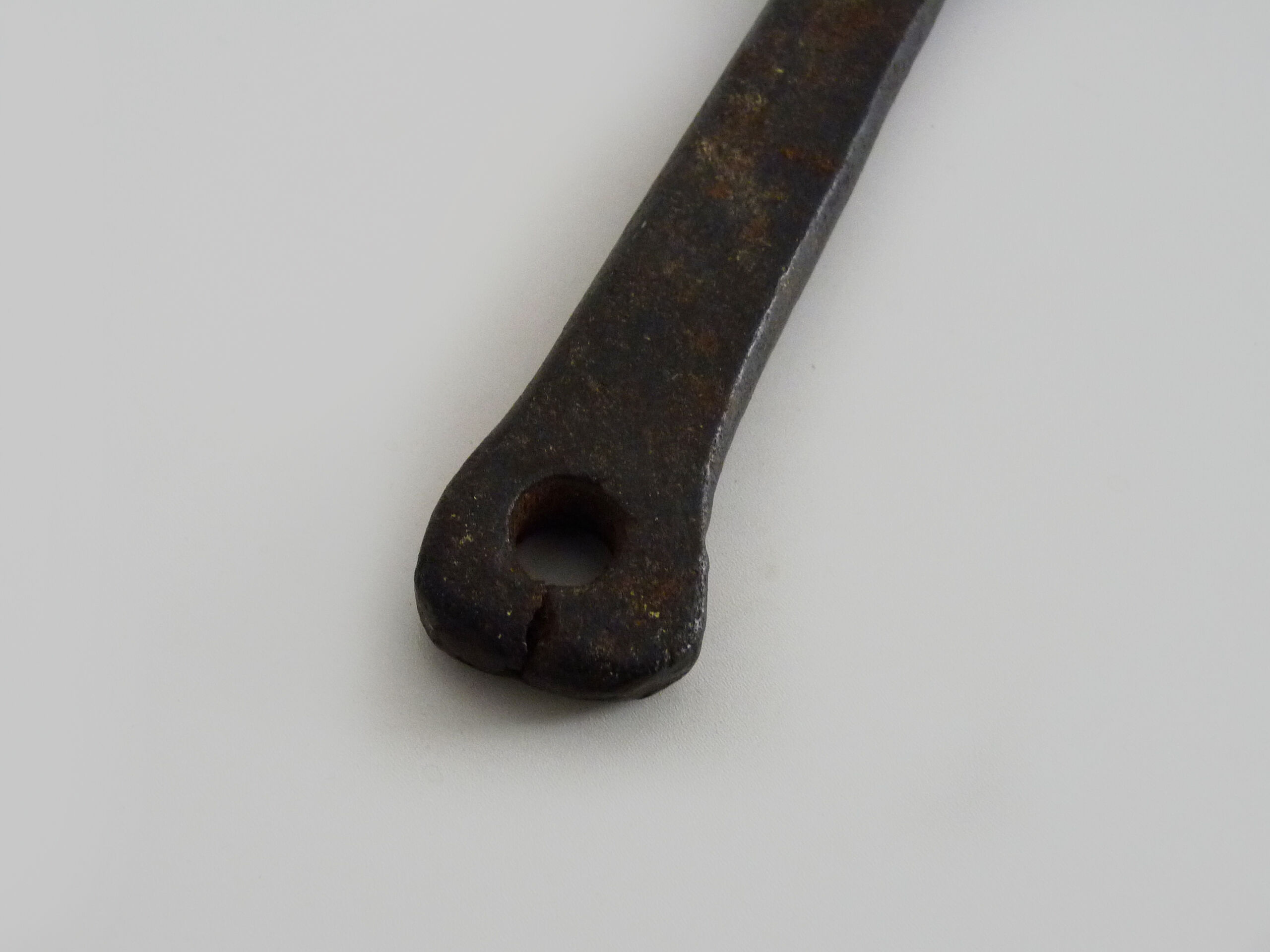 Old domestic knife forged in one piece, XIXth