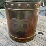 Brass pot cover