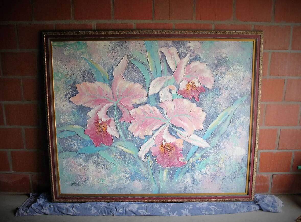 Lee Reynolds floral painting