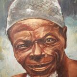 Lufunka, portrait of a young black man, circa 1950