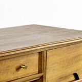 Midcentury A. Younger Walnut Desk. Unique Vintage Modern