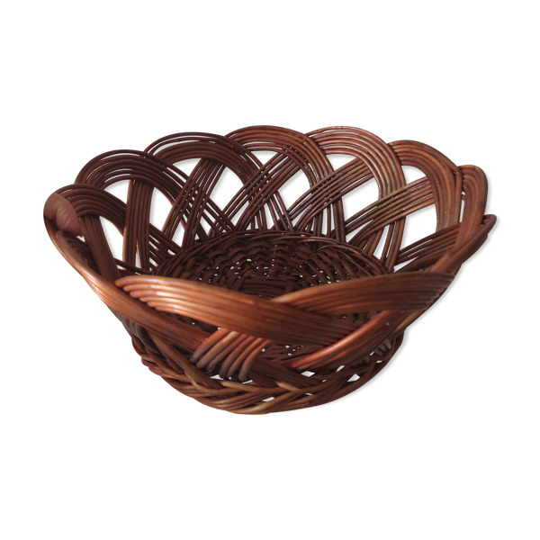 Corbeille vintage en osier