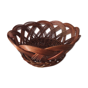Corbeille vintage en osier