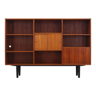 Teak bookcase, Danish design, 1970s, production: Denmark