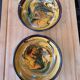Vintage Duo of Speckled Ceramic Ramekins in Vallauris Style