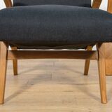Mid Century Armchairs, Czechoslovakia, 1960s,