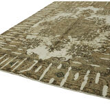 Handmade Oriental Contemporary 1980s 306 cm x 398 cm Beige Wool Carpet