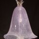 Elegant Barovier e Toso Lantern in Bubble Glass with a Rostrato glass element