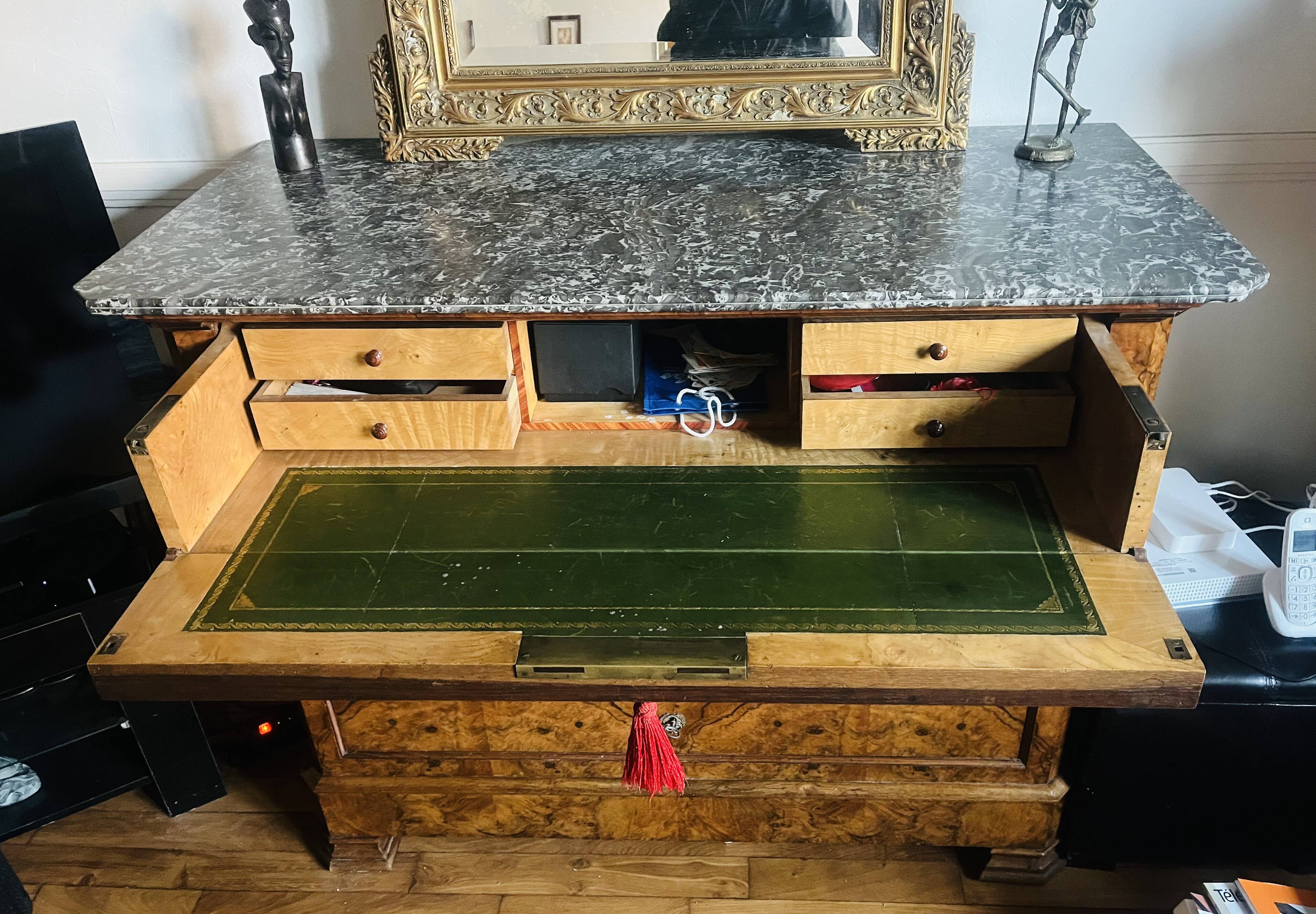 Louis Philippe secretary chest of drawers