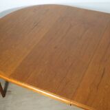 VV Mobler Spottrup Scandinavian extendable teak table, 1960