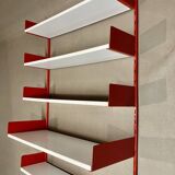 Modular metal and wood shelf