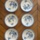 6 thistle plates Gien