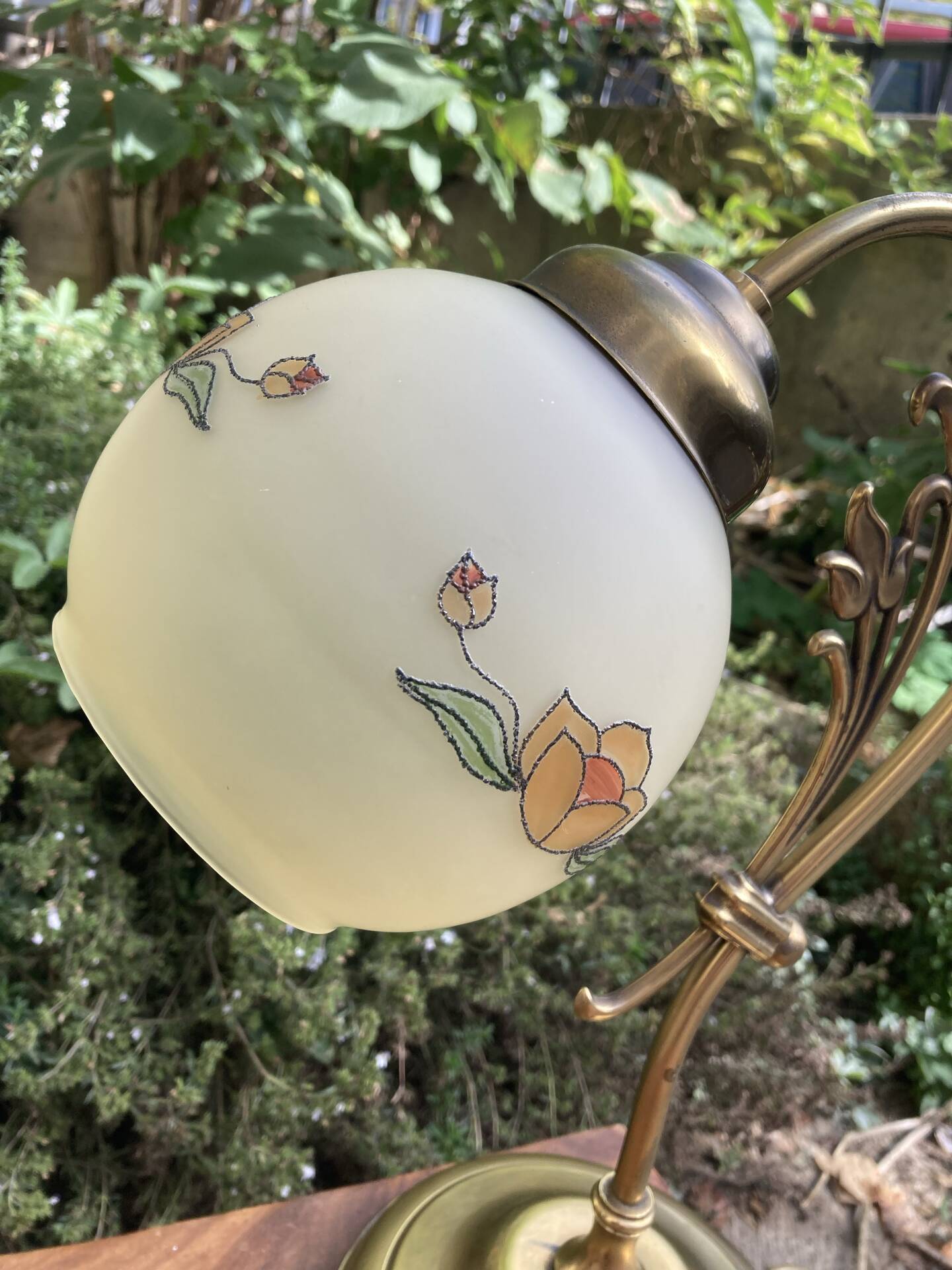 Art Deco revival table lamp