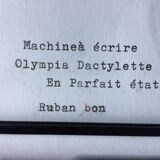 Typist S Olympia 70s typewritern
