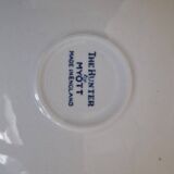 6 coffee cups + saucers "the hunter by myott" mande in england