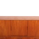 Danish design teak highboard with drawers, 1960s