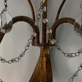 Pair of murano stamps and 1950 crystals