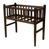 Rustic solid oak crib