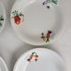 6 Vintage Luneville earthenware soup plates