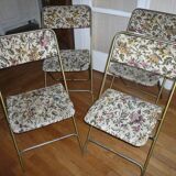Set of 4 Lafuma folding chairs, Chantazur model