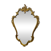 Vintage gold baroque mirror / wall mirror