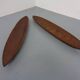 Large Italian Wooden Bowls by Fulgenzi, 1960s, Set of 2