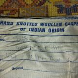 Handmade Indo Herati rug 157x90cm