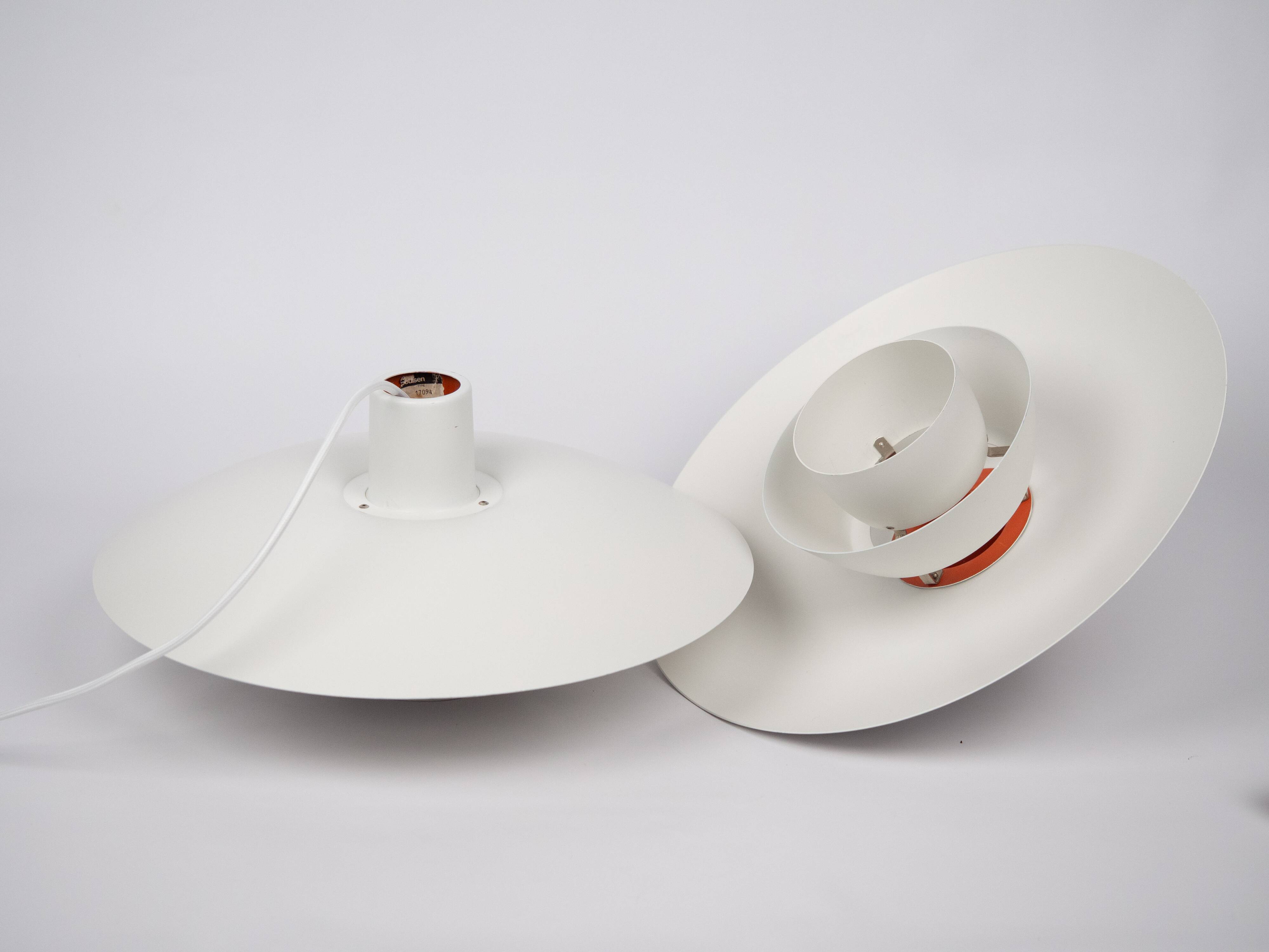 Paire de 2 lampes vintage danoises PH 4/3 par Poul Henningsen Louis Poulsen 1966