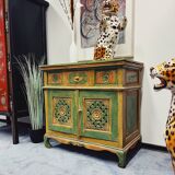 Indian Antique Cabinet with Carvings