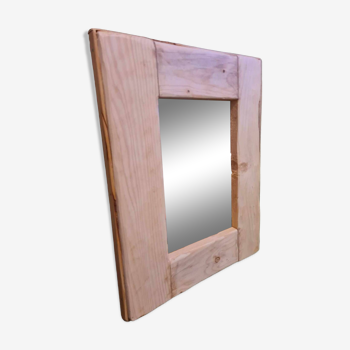 Miroir bois brut