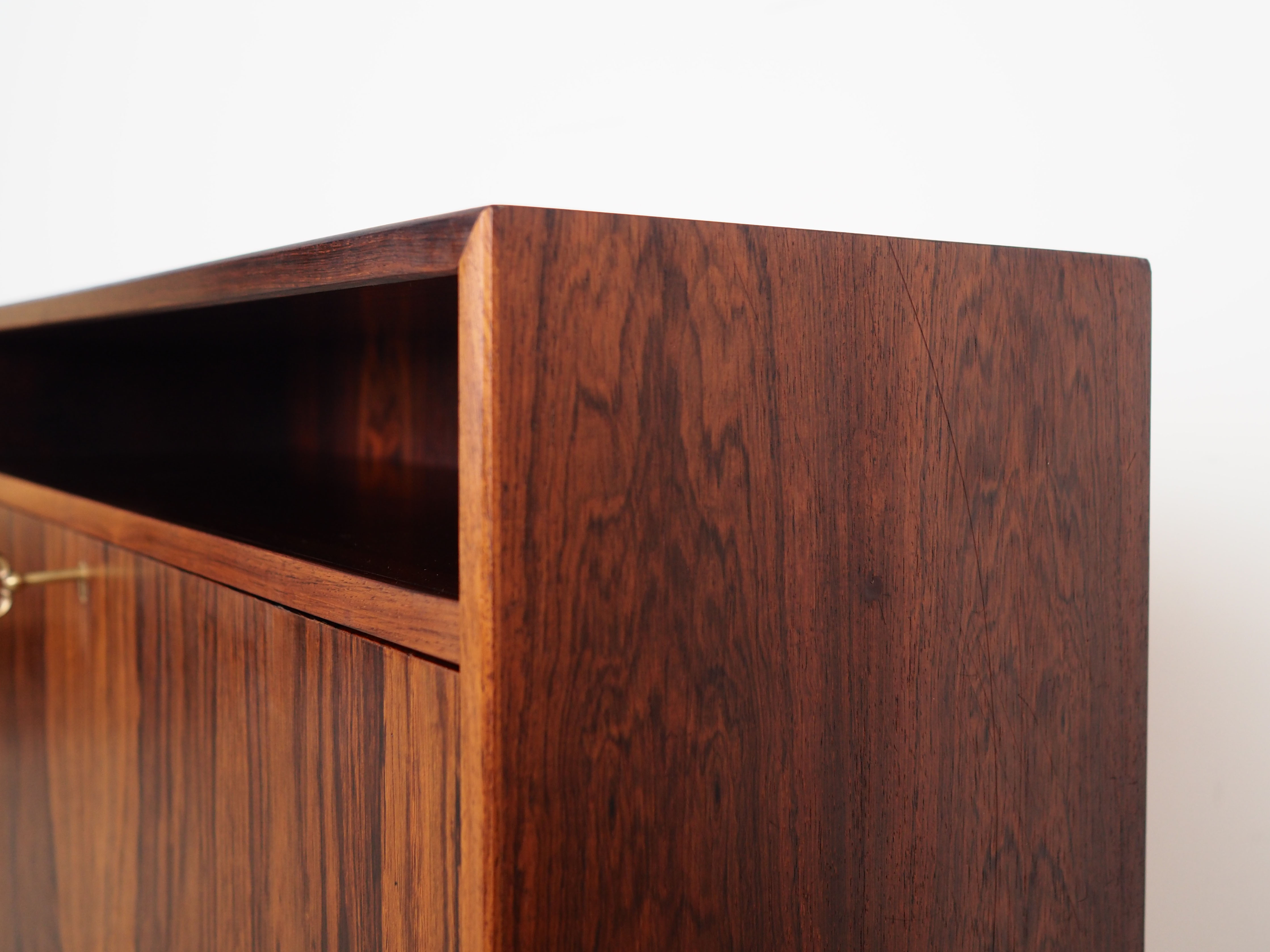 Rosewood cabinet, Danish design, 1970s, production: Horsens Møbelfabrik