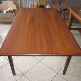Scandinavian teak table with extensions