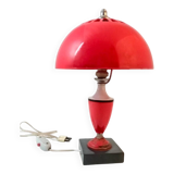Lámpara de Mesa Vintage Space Age Roja – Diseño Futurista de los Años 60-70