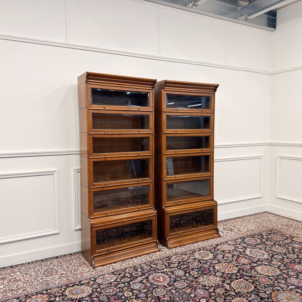 Classic English Globe Wernicke Style Bookcase