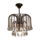 Ceiling lamp "Venini" of crystals. Italy 1970s