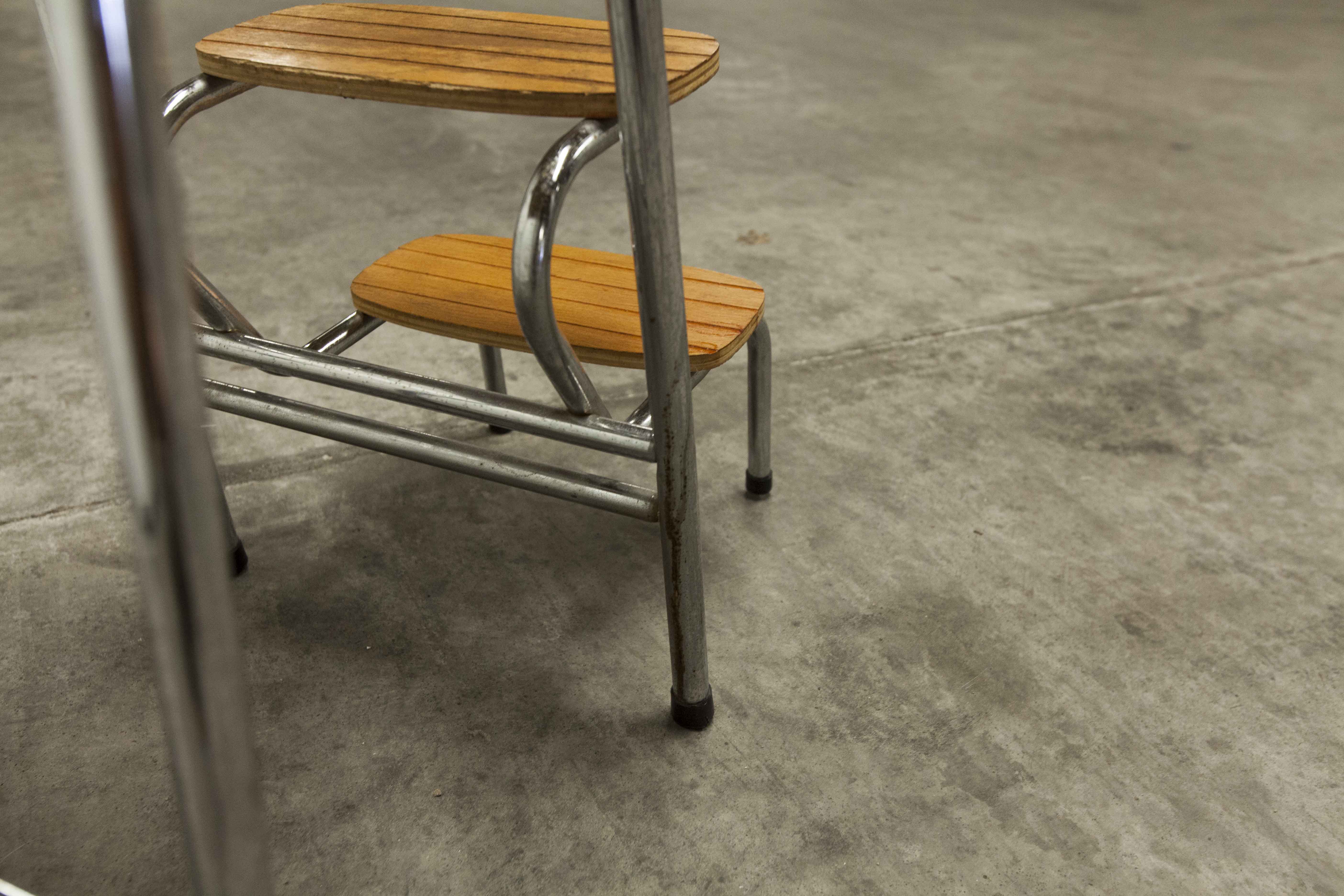 Stepladder stool 3 steps formica