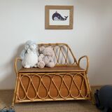 Rattan toy box