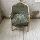 Louis XV shepherdess armchair