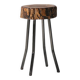 Mid‑Century Rustic French Tree Trunk Stool, France 1940s