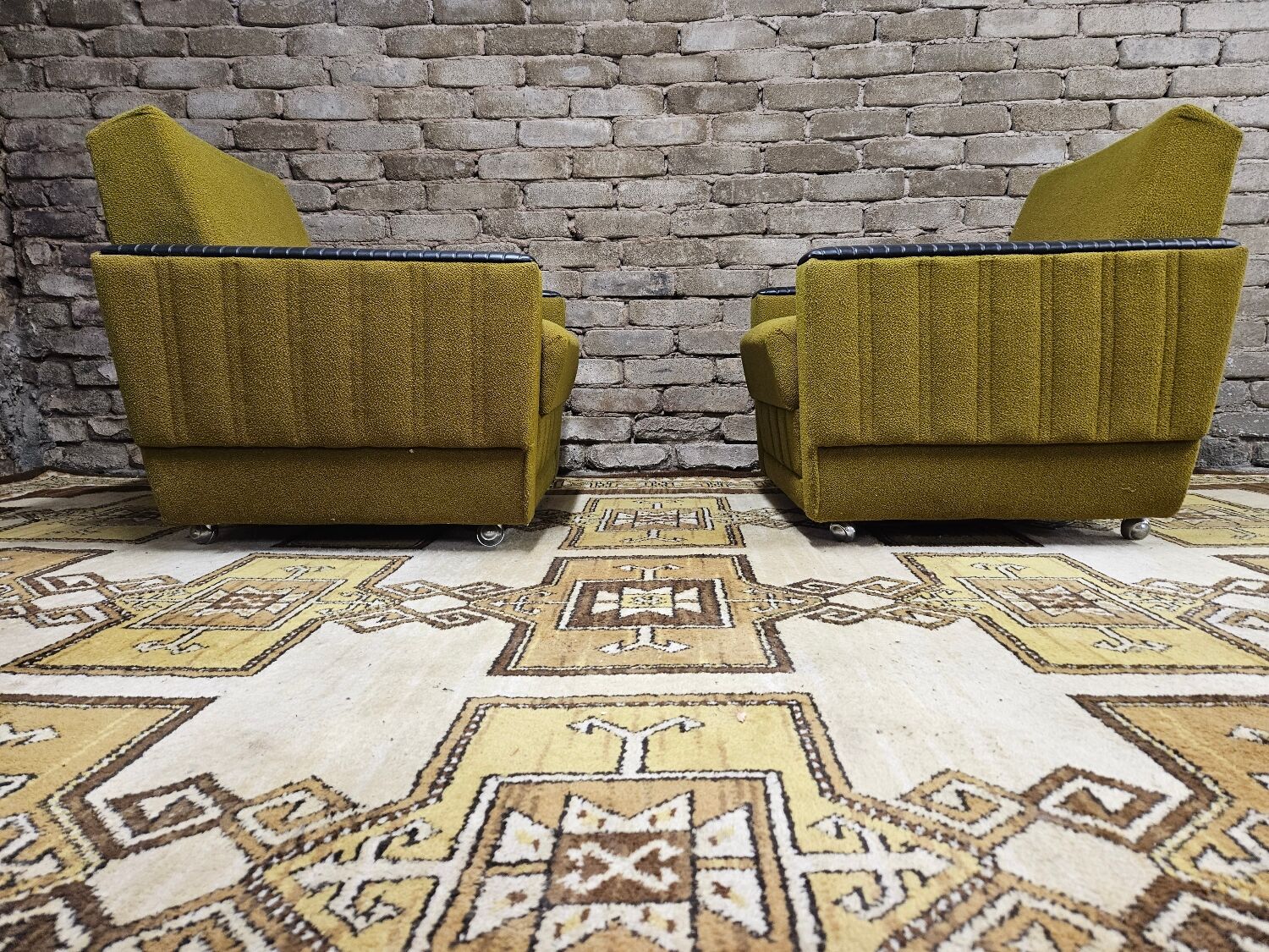 Pair of vintage armchairs 1960s